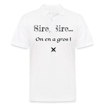 On en a gros ! Kaameløtt - Citation Perceval - Polo Homme - blanc - Devant - Kai (181cm)