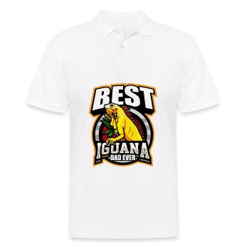 Iguana Pet | Reptiles Reptile Animals Gifts - Men's Polo Shirt - white - Front - Kai (181cm)