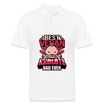 Axolotl Vegan | Pet Tail Lurch Idée cadeau - Polo Homme - blanc - Devant - Kai (181cm)