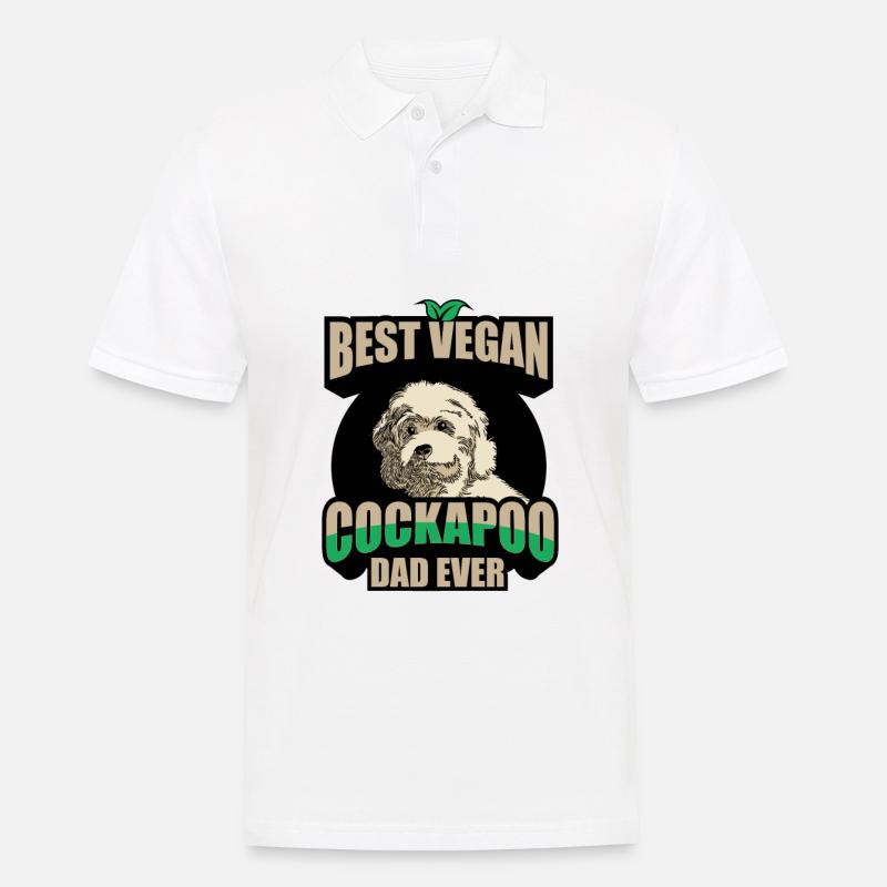 Cockapoo - Männer Poloshirt - Weiß