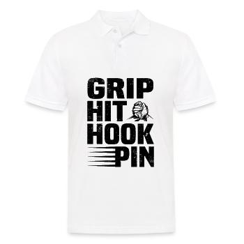 Arm Wrestling - Männer Poloshirt - Weiß - Vorne - Kai (181cm)
