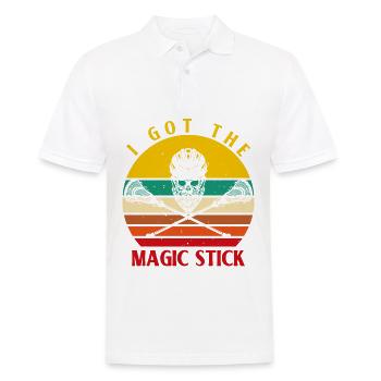 J’ai eu le Magic Stick Lacrosse - Polo Homme - blanc - Devant - Kai (181cm)