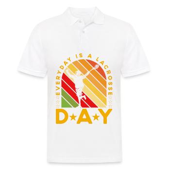 Chaque jour est une journée de crosse - Polo Homme - blanc - Devant - Kai (181cm)