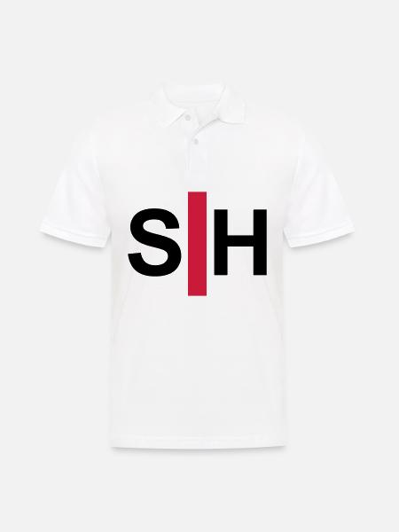 Taub, schwerhörig, Taubheit, Hörverlustzeichen - Männer Poloshirt - Weiß