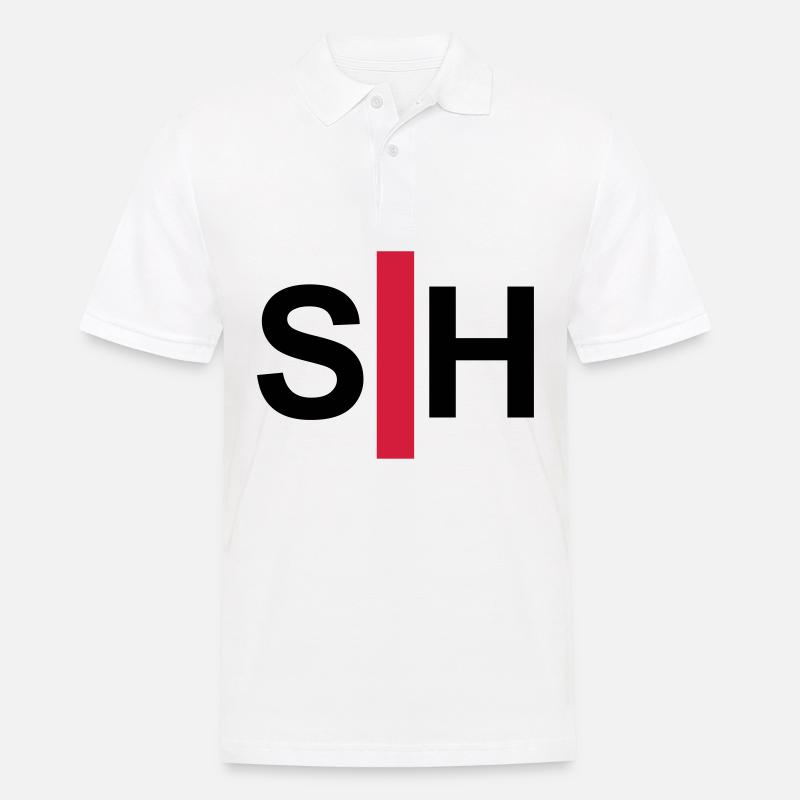 Taub, schwerhörig, Taubheit, Hörverlustzeichen - Männer Poloshirt - Weiß