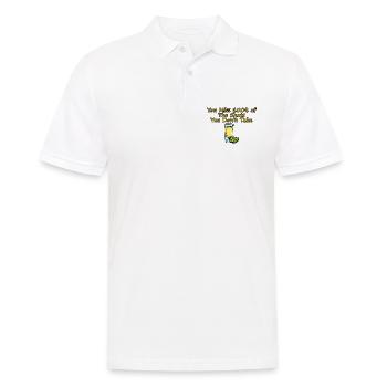 You Miss 100% Of The Shots You Don't Take 7 - Men's Polo Shirt - white - Front - Kai (181cm)