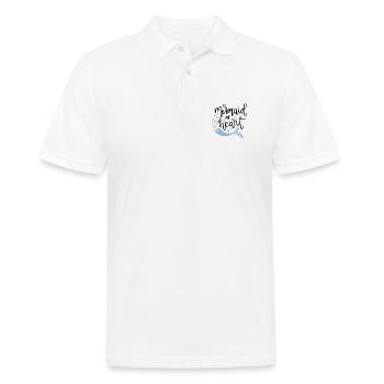 Mermaid at heart - Men's Polo Shirt - white - Front - Kai (181cm)