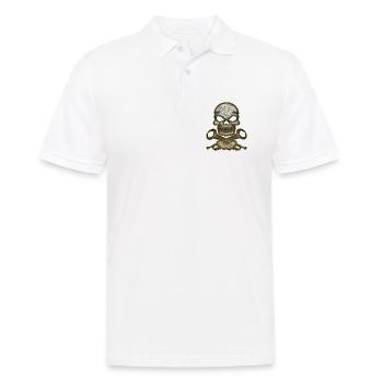 Skull Skull - Men's Polo Shirt - white - Front - Kai (181cm)