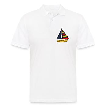 FEIERTAG. FROHE FEIERTAGE. GELIEBTE. MEISTER. LEHRER - Männer Poloshirt - Weiß - Vorne - Kai (181cm)