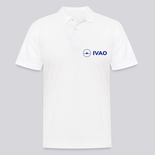 IVAO (Logo bleu complet) - Polo Homme