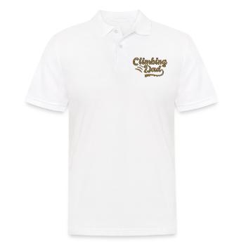 Klettern Papa Geschenk - Männer Poloshirt - Weiß - Vorne - Kai (181cm)