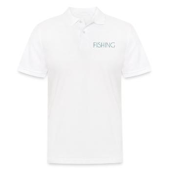 Lettrage de pêche - Polo Homme - blanc - Devant - Kai (181cm)