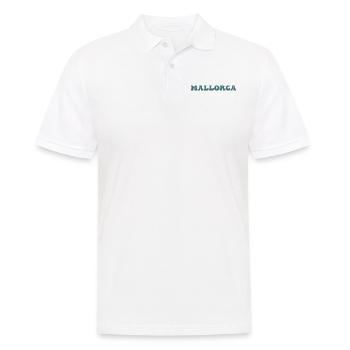 Mallorca - Männer Poloshirt - Weiß - Vorne - Kai (181cm)
