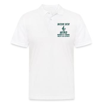 Kite surfen Spruch - Männer Poloshirt - Weiß - Vorne - Kai (181cm)