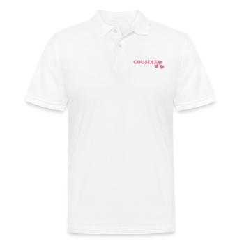 Cousine - Männer Poloshirt - Weiß - Vorne - Kai (181cm)
