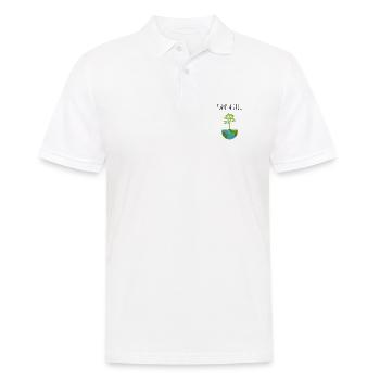 Protection de l’environnement Protection de l’environnement Planète Terre Vert - Polo Homme - blanc - Devant - Kai (181cm)