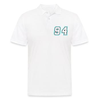94 Nombre symbole - Polo Homme - blanc - Devant - Kai (181cm)
