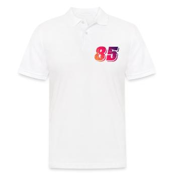 85 number symbol - Men's Polo Shirt - white - Front - Kai (181cm)