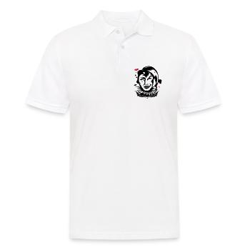 Spielkarte Joker - Männer Poloshirt - Weiß - Vorne - Kai (181cm)