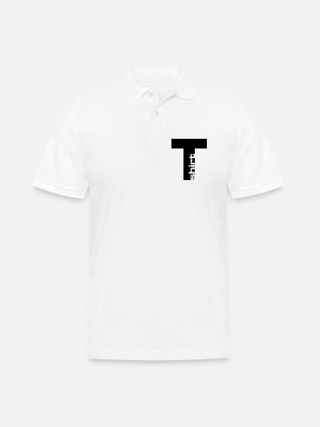 T-Shirt - Männer Poloshirt - Weiß