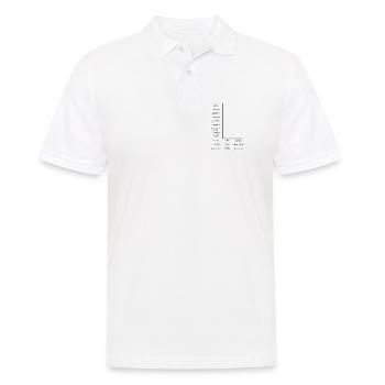 Liebe Auf Vielen Verschiedenen Sprachen - Männer Poloshirt - Weiß - Vorne - Kai (181cm)