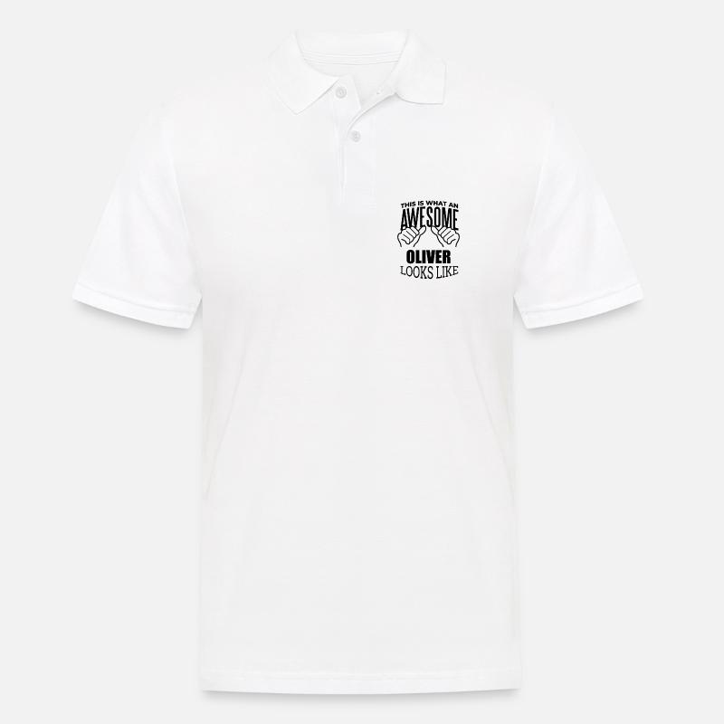 Oliver - Männer Poloshirt - Weiß