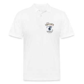 Suède - Nature sauvage unique de la Suède - Polo Homme - blanc - Devant - Kai (181cm)