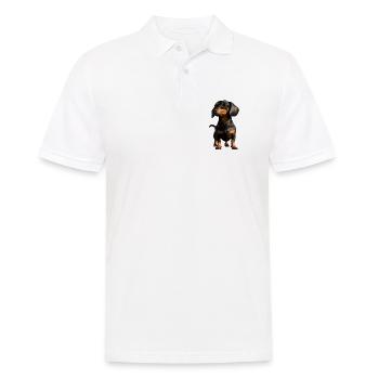 Dachshund, Dachshund, Miniature Dachshund, Dachshund Club, Dachshund - Men's Polo Shirt - white - Front - Kai (181cm)