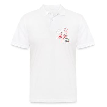 meine Hobbys sind Du, Love - Männer Poloshirt - Weiß - Vorne - Kai (181cm)
