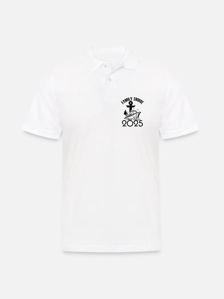 Family cruise 2025 - Men's Polo Shirt - white