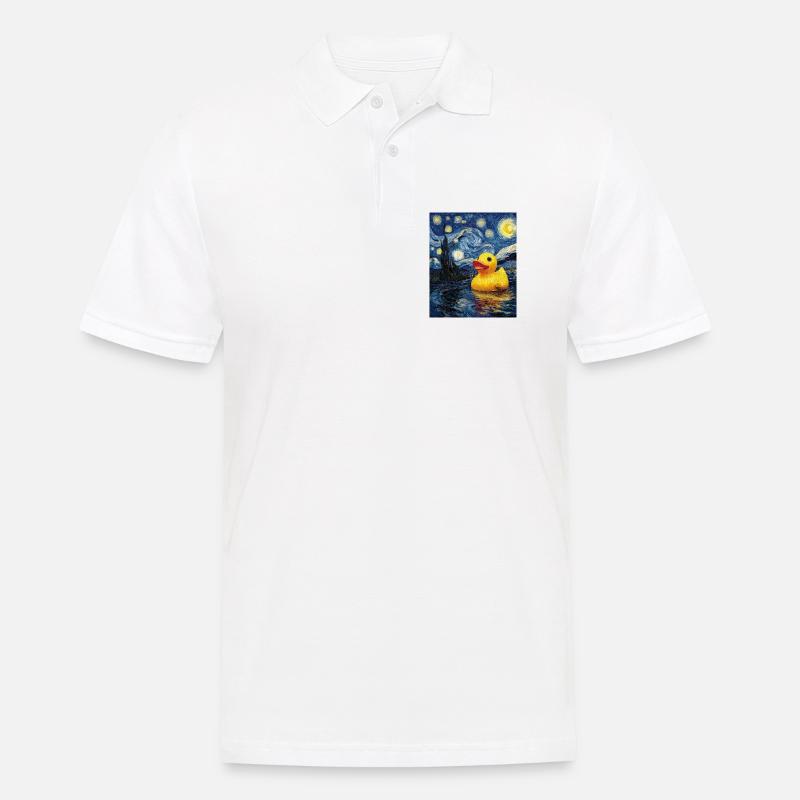 Quietscheentchen - Männer Poloshirt - Weiß