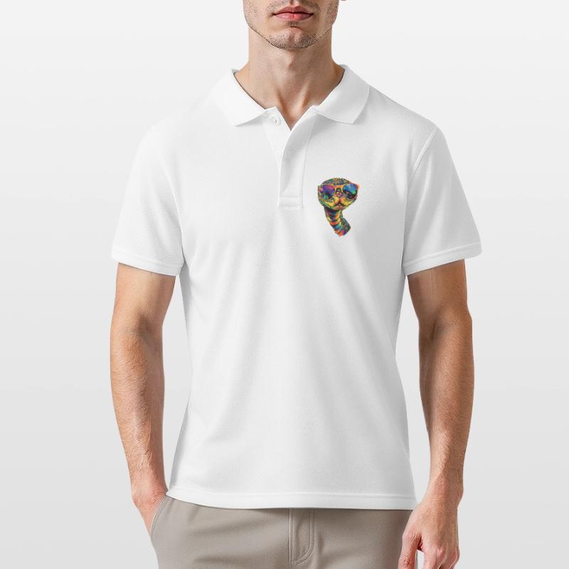 snake, python, cobra, rattlesnake, snakes Men's Polo Shirt