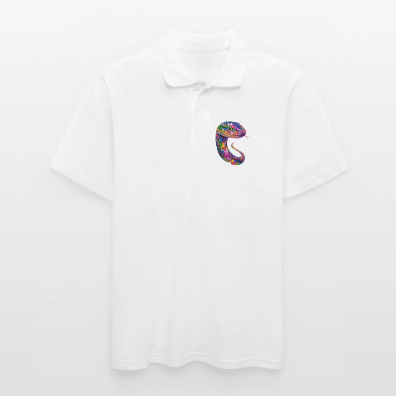 snake, python, cobra, rattlesnake, snakes Men's Polo Shirt