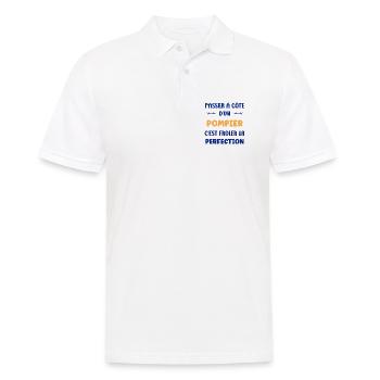 pompier - Polo Homme - blanc - Devant - Kai (181cm)