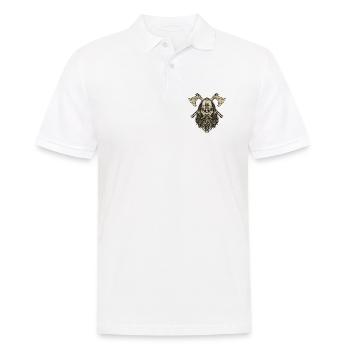 Viking Viking Legend Sailor Odin Raven Fighter - Men's Polo Shirt - white - Front - Kai (181cm)