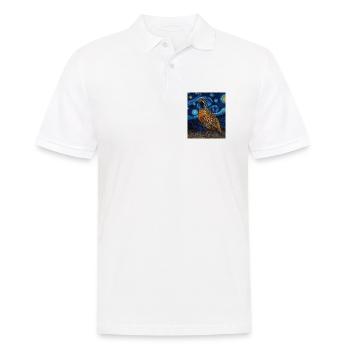 Wachtel Van Gogh - Männer Poloshirt - Weiß - Vorne - Kai (181cm)