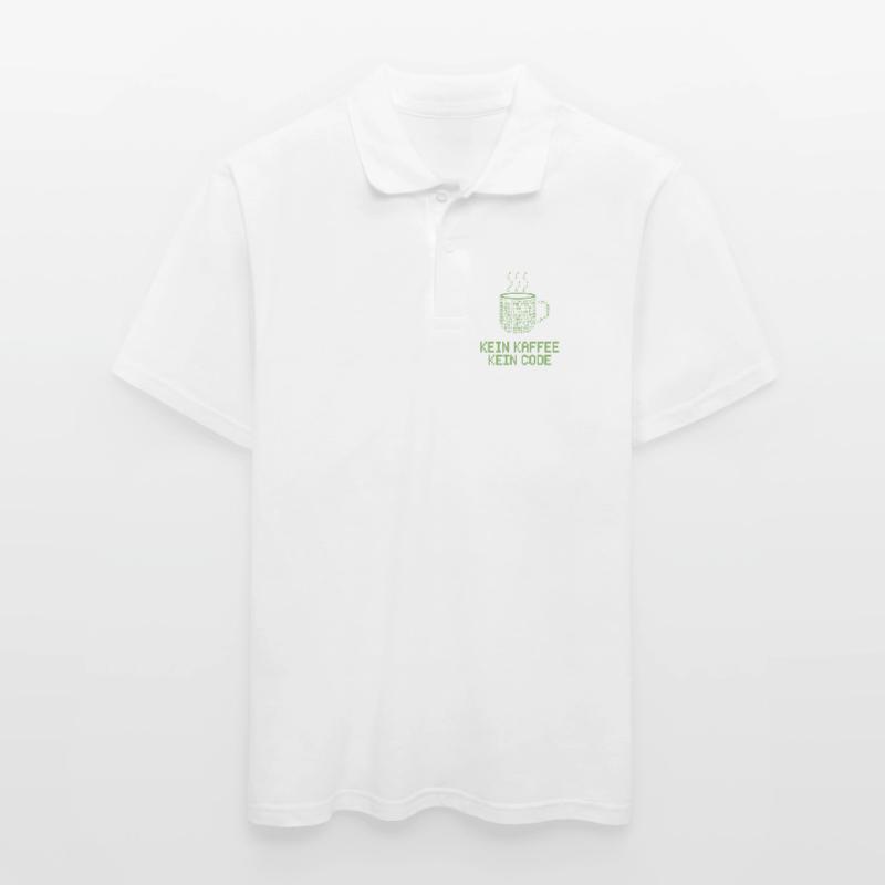 No Coffee No Code Programmer Computer Scientist Men's Polo Shirt