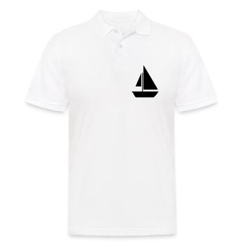 Sail - Männer Poloshirt - Weiß - Vorne - Kai (181cm)
