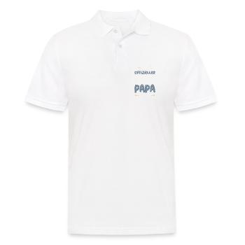 Offizieller Husky Papa - Männer Poloshirt - Weiß - Vorne - Kai (181cm)