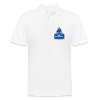 Zodiac Tribal Libra and Air - Men's Polo Shirt - white - Front - Kai (181cm)