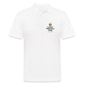Wein Lecker Weinchen Club Weinliebhaber Rotwein - Männer Poloshirt - Weiß - Vorne - Kai (181cm)