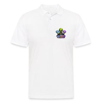 Alien Treasure Mage - Men's Polo Shirt - white - Front - Kai (181cm)