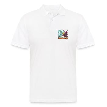 Spreadsheets by Day Bass by Night - Männer Poloshirt - Weiß - Vorne - Kai (181cm)