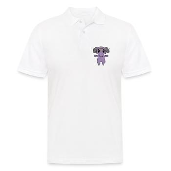 Satan Ziege Motiv - Männer Poloshirt - Weiß - Vorne - Kai (181cm)