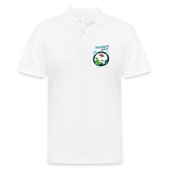 AQUASCAPE Addict - Männer Poloshirt - Weiß - Vorne - Kai (181cm)