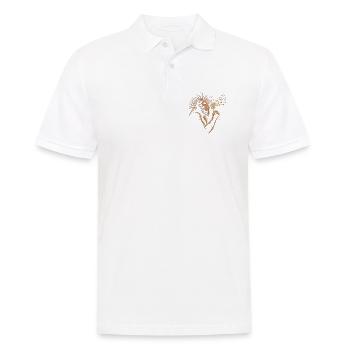 Bigfoot bläst Löwenzahn Vintage - Männer Poloshirt - Weiß - Vorne - Kai (181cm)