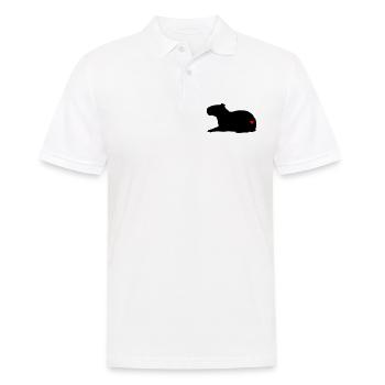 Love Capybara - Männer Poloshirt - Weiß - Vorne - Kai (181cm)