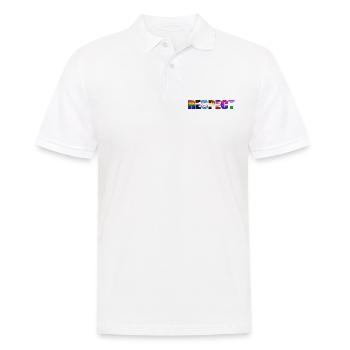 Respect - LGBTIQ Gay Pride Queer Coming Out - Männer Poloshirt - Weiß - Vorne - Kai (181cm)