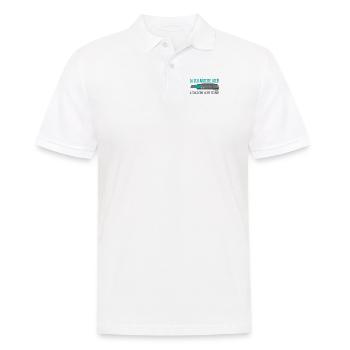 Beruf Drogist Logistiger Cuttermesser Ausbildung - Männer Poloshirt - Weiß - Vorne - Kai (181cm)