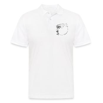 Christian Dandelion design faith Ephesians 2:8 - Men's Polo Shirt - white - Front - Kai (181cm)